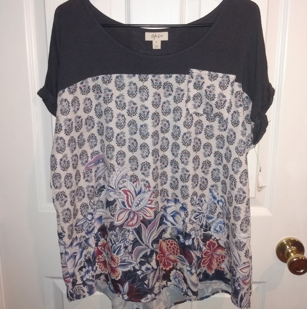 Blouse short sleeve
